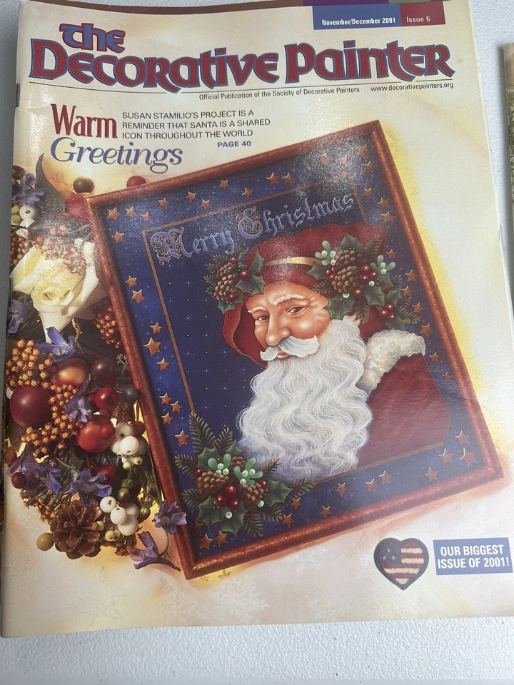 Vintage The Decorative Painter Magazine Mixed 2001-2002 Nine (8) issues - Image 3 of 4