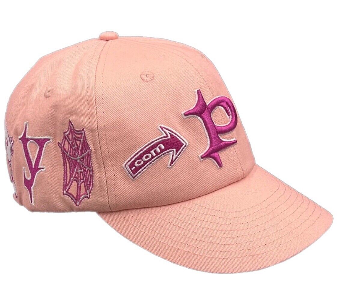 Punkandyo Pink 360 Cap Hat Snapback Embroidered Skater Punk Streetwear NEW