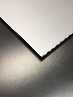 Coroplast 4mm 12'' x 12'' (10 Pack) Grey Corrugated Plastic Sheets Sign