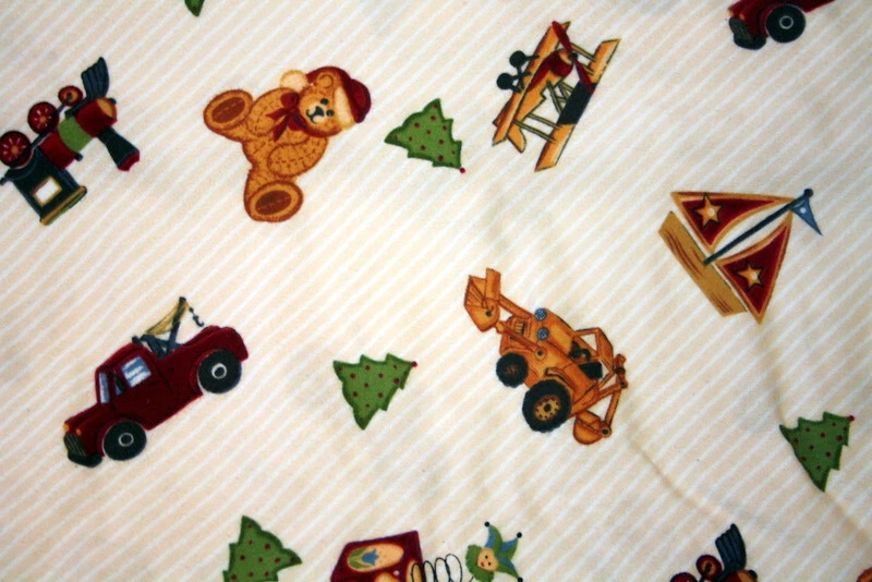 TOYS ON TAN FLANNEL FROM NORTHCOTT- 100% COTTON FABRIC - Image 2 of 4