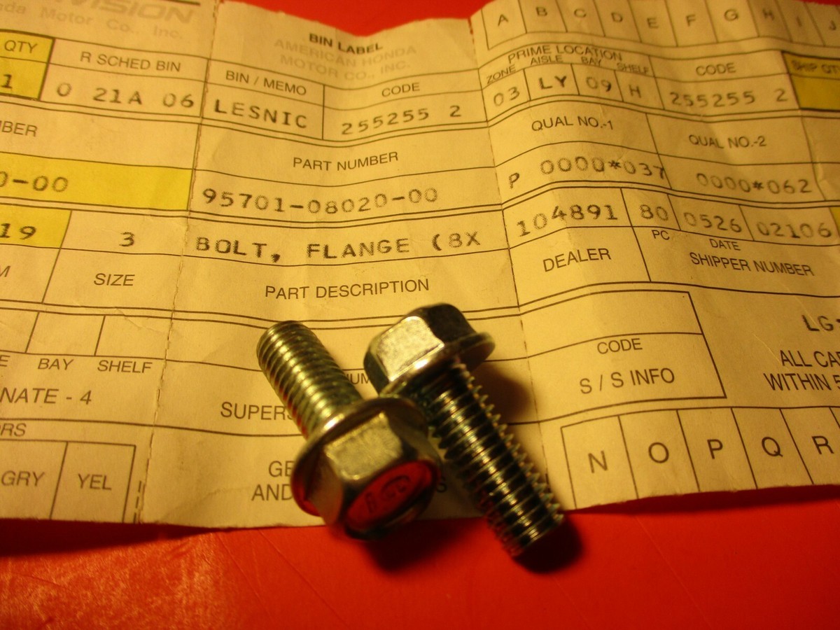 プレステ2 NOS NEW OEM ORIGINAL FACTORY HONDA XL250 CR125M MR250 BOLT