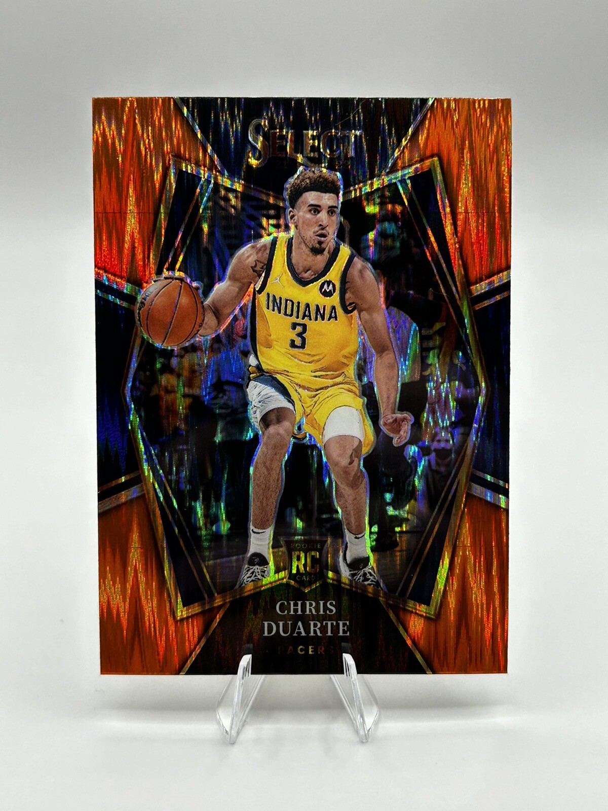 2021-22 SELECT PREMIER LEVEL ROOKIE ORANGE FLASH CHRIS DUARTE RC #146