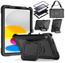 Shockproof Rugged Cover Case for 11" 10.9" 10.2" 13" 12.9" iPad Pro / iPad Air