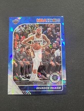 2019 Hoops Premium Stock Prizm Blue Cracked Ice #119 Brandon Ingram 