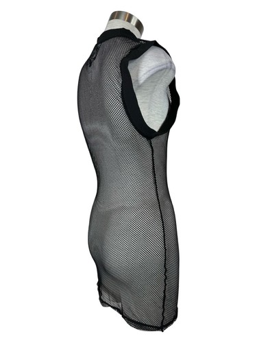 Top Lip Service Rara Fishnet Classica Goth Punk Witch Classica Nera - Foto 5 di 8