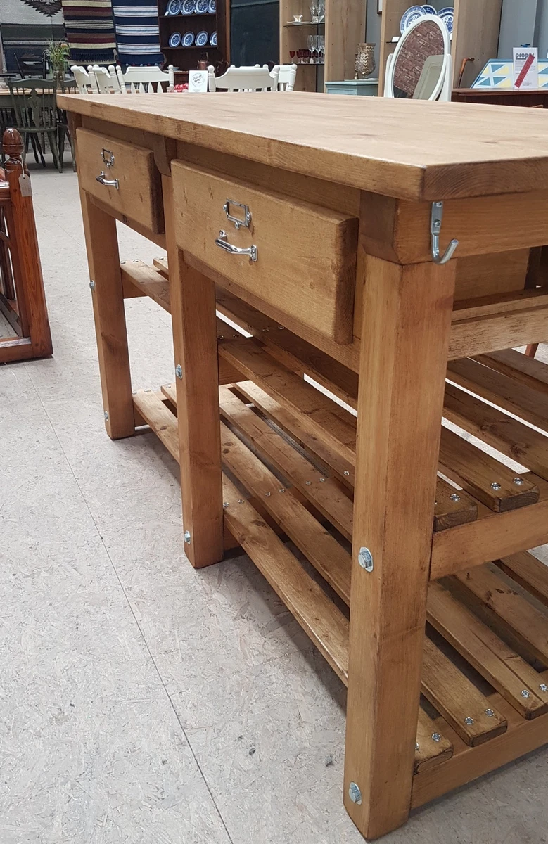 Wooden butcher cheap block table