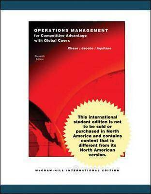 Operations Management for Competitive Advantage by 