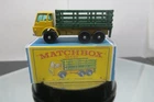 MATCHBOX LESNEY #4 STAKE TRUCK VERY NICELY RESTORED WITH REPRODUCTION BOX!