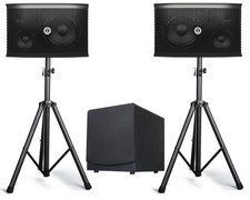 Singtronic 1500W Karaoke Speaker/Amplifier System w/ 300W Subwoofer