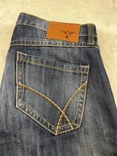 Wrangler Men's 20X Vintage Boot Cut Denim Blue Jeans 30/34 Dark Wash Cotton