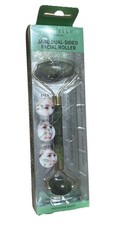 Jade Dual-Sided Facial Roller Danielle Creations Reduce Wrinkle Puffiness New