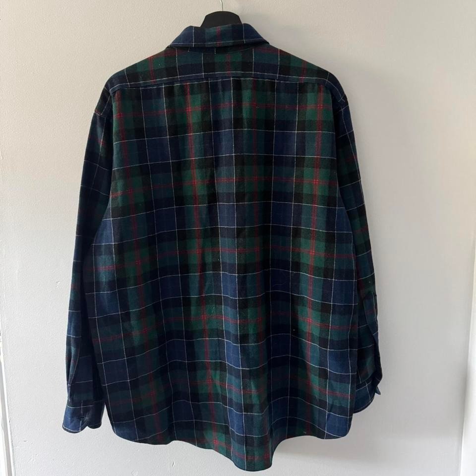 Pendleton wool flannel button down Large - image 2