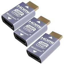 Hdmi Edid Emulator Passthrough 3rd Generrtion Aluminum fit Headlesskeep The E...