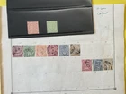 North German Confederation album page of stamps folded  B4268