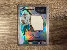 2021 Panini Select Jaylen Waddle Jumbo Rookie Auto #JRS-JWA /99 Miami Dolphins