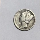 1931 P Mercury Dime 90% Silver VG-F