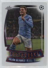 2023-24 Chrome UEFA Club Competitions 2024 Topps Youthquake Julian Alvarez 11s9