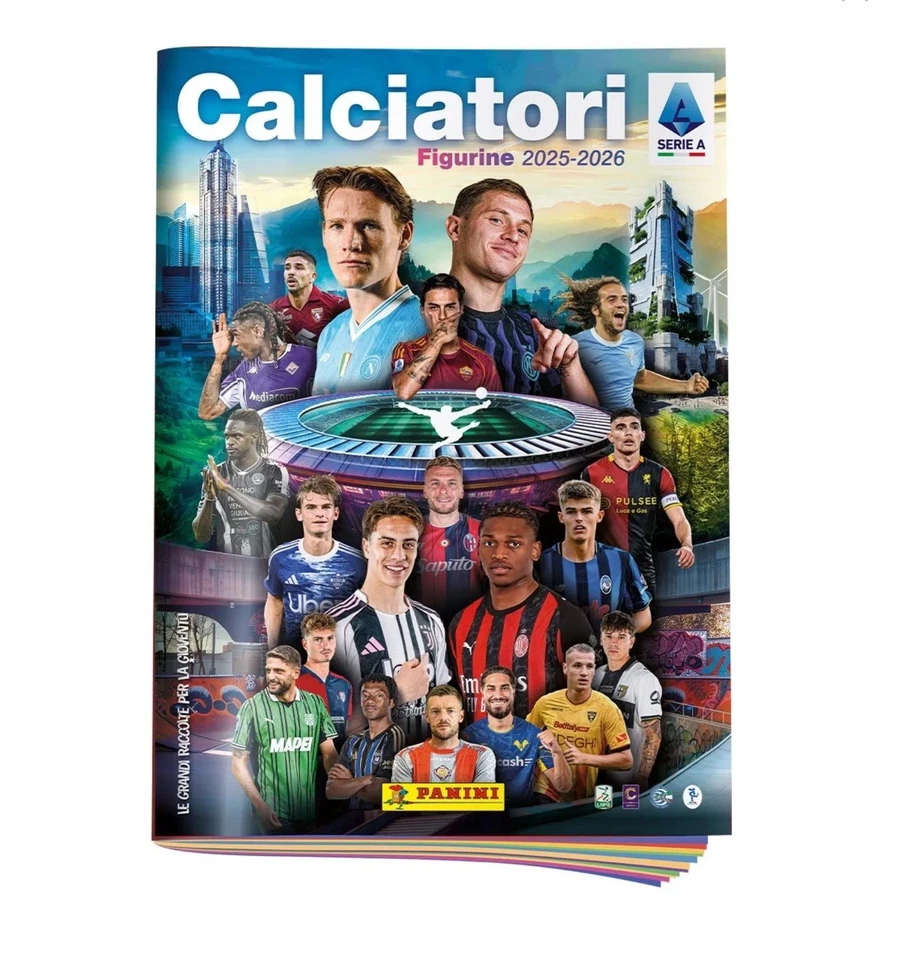 CALCIATORI PANINI 2025-2026 EMPTY ALBUM VUOTO + FULL SET COMPLETO  STICKERS - Immagine 2 di 2