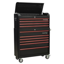 Sealey Retro Style Extra Wide Topchest & Rollcab Combination 10 Drawer