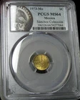 SANCHEZ Collection 1973 Mexico 1c One Cent MS-64 PCGS RARE Coin #602C
