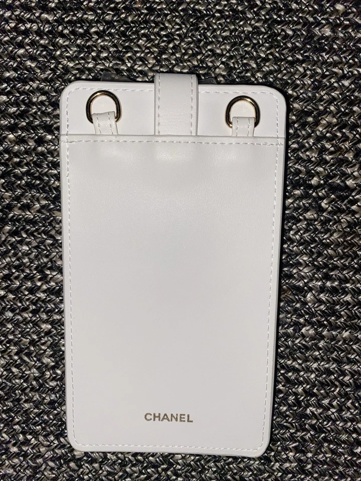 CHANEL Blanco Coco Crush Bandolera Teléfono y Estuche para Tarjetas con Caja de Regalo Foto 4 de 4