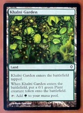 mtg magic Khalni Garden worldwake ENGLISH Khalni Garden