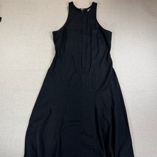 Future Collective Midi Dress Womens Size 10 Black Sleeveless Round Neck