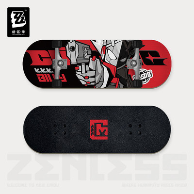 パーツ zzz ZZZ miHoYo Zenless Zone Zero Billy Skateboard Keychain Cunning