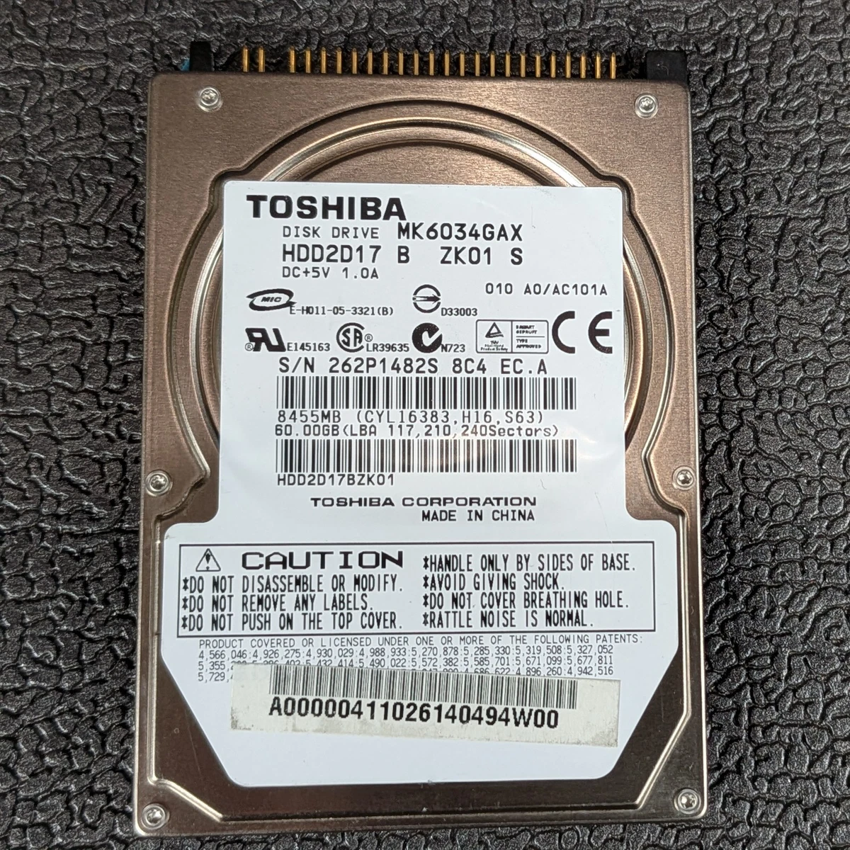 Toshiba PATA/IDE/EIDE 60 GB Internal Hard Disk Drives for sale | eBay