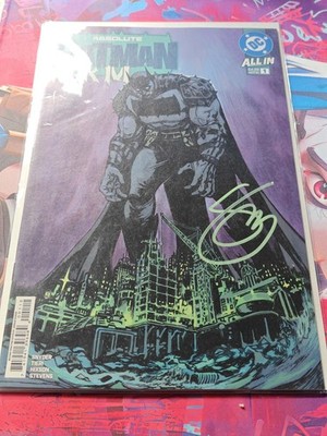 ABSOLUTE BATMAN ARK-M 1 SIGNED BY SCOTT SNYDER - CVR A 2ND PRINT W/COA Key first