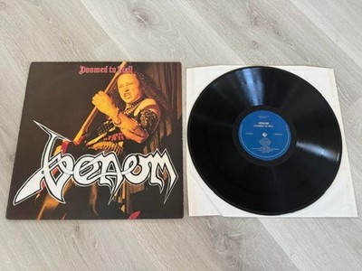 VENOM  - DOOMED TO HELL  LIM. LP (COMPLETE AUTOGRAPHED) 1984   HELLHAMMER,MAYHEM
