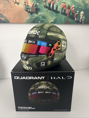 Lando Norris 2022 Halo Quadrant Singapore GP F1 1:2 Scale McLaren Mini Helmet