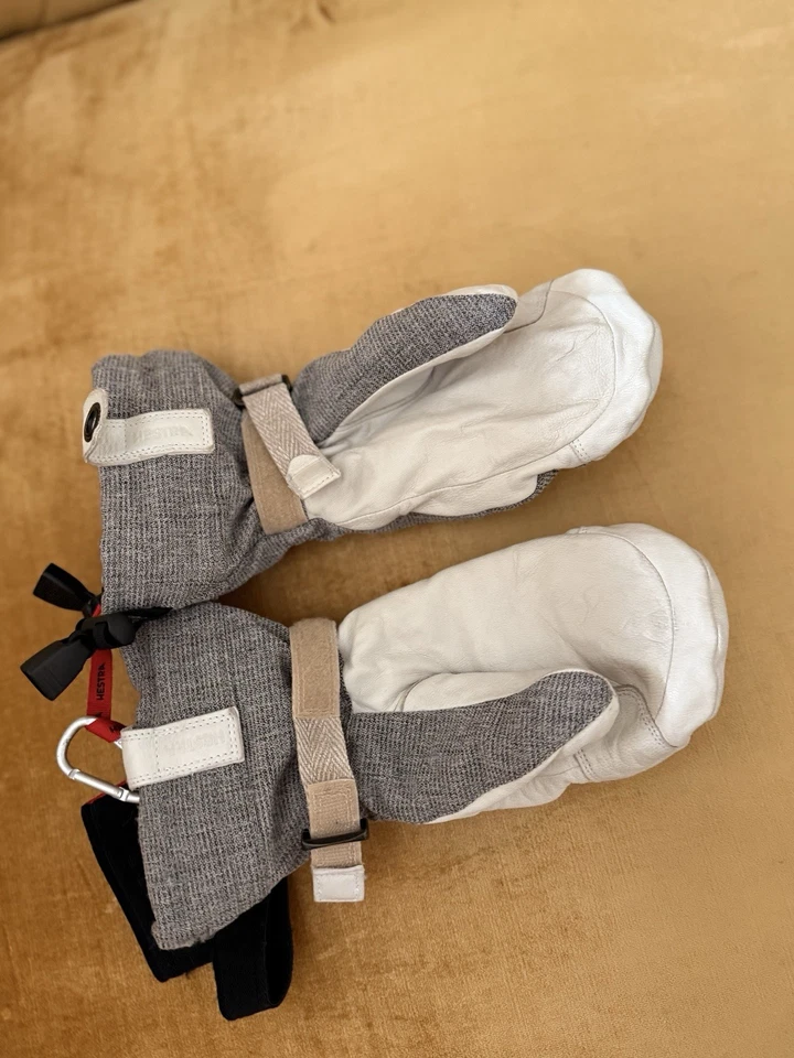 Guante de esquí Hestra Patrol Gauntlet para mujer talla 7 de cuero gris - Excelente Foto 2 de 4