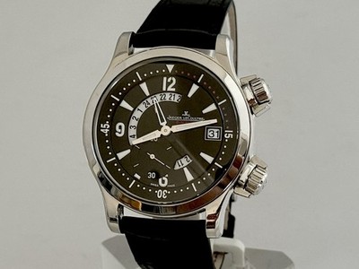 JAEGER LECOULTRE MASTER COMPRESSOR DUALMATIC GMT WATCH -41.5mm- BOX/PAPERS-