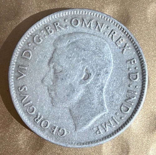 1943 Australia Florin — photo from the most recent tracked eBay sale