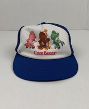 Vintage Care Bears Hat Trucker Snapback Hat Youth Kids 80s Cap Cartoon