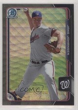 2015 Bowman Asia Exclusive Black Wave Refractor Jake Johansen #BCP130 3e3