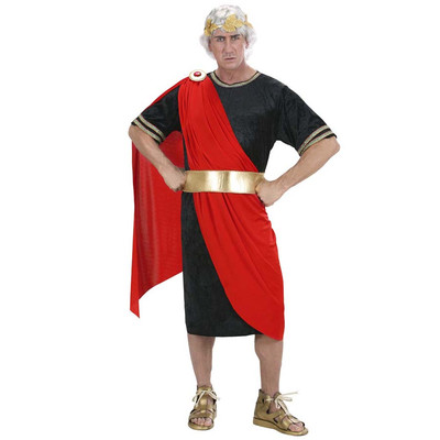 HERREN KAISER NERO KOSTÜM # Karneval Nerokostüm Cäsar Tunika Männer Römer Toga
