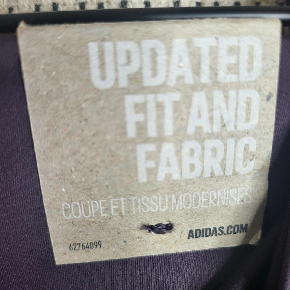 Medias Adidas para mujer grandes púrpura tiro alto 7/8 entrenamiento BT 2.0 3S 78T yoga gimnasio Foto 4 de 4