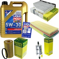 Mann Inspektionspaket 5L Liqui Moly Longlife III 5W-30 FüR VW Golf V 2.0 GTI EOS