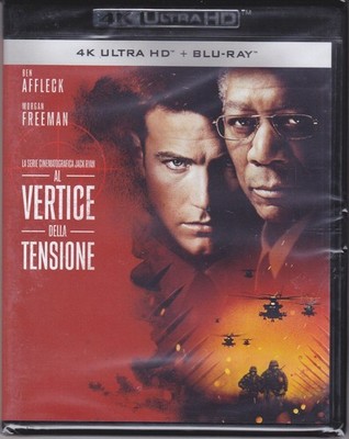 4K UltraHD + Blu-ray DER SPITZE DER SPANNUNG B. Affleck M. Freeman Neu 2002