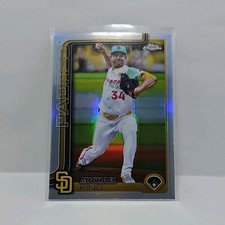 2025 Topps Chrome Refractor Michael King #35 San Diego Padres Baseball Card