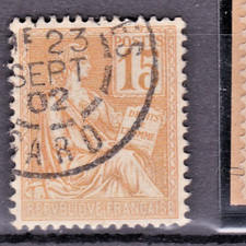 TIMBRE 1900-01 FRANCE MOUCHON N° 117 BEAU CACHET-OBL.TB-VSCAN-