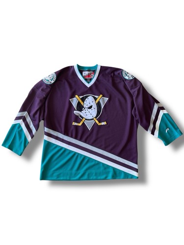 Vintage Pro Player Anaheim Mighty Ducks NHL Hockey Jersey Size XL