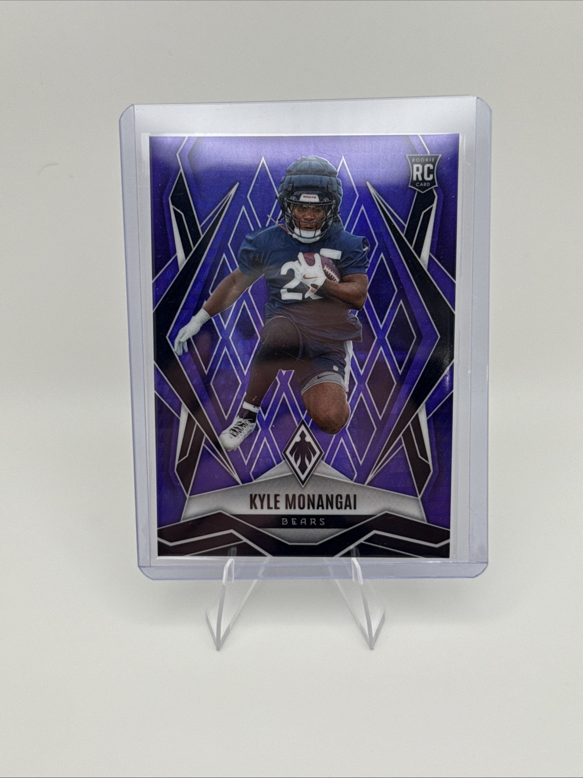2025 Panini Phoenix - Rookies Kyle Monangai #249 Purple Hyper /249 (RC)