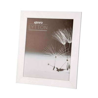 Kenro Lytton weiß 10x8 Zoll Fotorahmen bemalt matt Holzmaserung Oberfläche