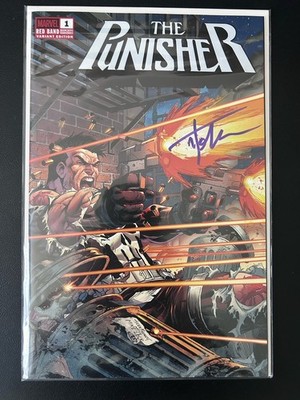Marvel Comics The Punisher #1 Red Band Variant LTD 3000 Signed