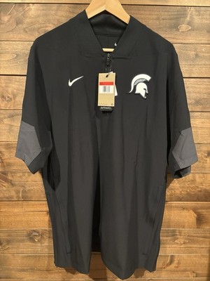 Michigan State Spartans Nike One Goal Performance Half-Zip Pullover - Black L