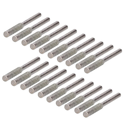 20Pcs Diamant Kettensägenschärfer, Chainsaw Sharpener Kettensäge Schärfgerät Ket