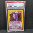 Pokemon Gengar Fossil 1st Edition PSA 7 Holo Rare 5/62